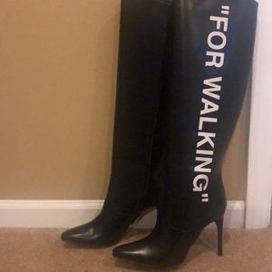 Off-White Tall Boots